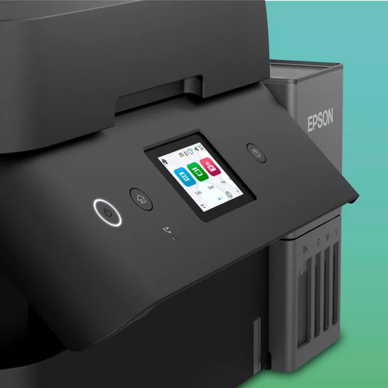 Daugiafunkcis rašalinis spausdintuvas Epson EcoTank ET-4950 — Spalvotas, A4, 4800 x 1200 dpi, 35 psl./min., Wi‑Fi, Ethernet, Dvipusis, Juodas
