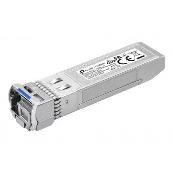 SFP+ šviesolaidinis siųstuvas-imtuvas TP-Link Omada SM5110LSA-10, 10,312 Gbit/s, vienmodis LC (UPC), 10 km, 3,3V