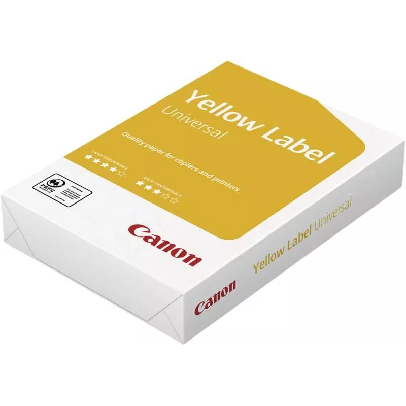 Canon Geltona Label Universal spausdinimo popierius A4 (210x297 mm) 500 lapų Baltas