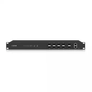OLT UBIQUITI UF-OLT 1U valdomas šviesolaidinis OLT, 8 SFP lizdai, 2 SFP+ 10G, 512MB DDR3, 880MHz procesorius, 1U stovo korpusas, juodas