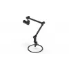 Kompiuterio mikrofonas ENDORFY Solum Studio — USB laidinis, 24 bitų/96 kHz, 20–20000 Hz, reguliuojamas stalo laikiklis, jutikliniai valdikliai, ausinių išvestis, juodas