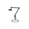 Kompiuterio mikrofonas ENDORFY Solum Studio — USB laidinis, 24 bitų/96 kHz, 20–20000 Hz, reguliuojamas stalo laikiklis, jutikliniai valdikliai, ausinių išvestis, juodas