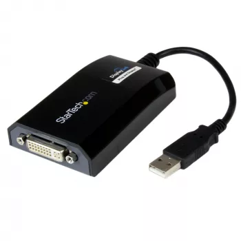 StarTech.com USB į DVI adapteris - 1920x1200, 2.0, USB Type-A, DVI išvestis, 1920 x 1200 pikselių