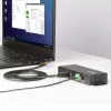 StarTech.com 5G7AINDRM-USB-A-HUB sąsajos šakotuvas USB 3.2 Gen 1 (3.1 Gen 1) Type-B 5000 Mbit/s Juoda