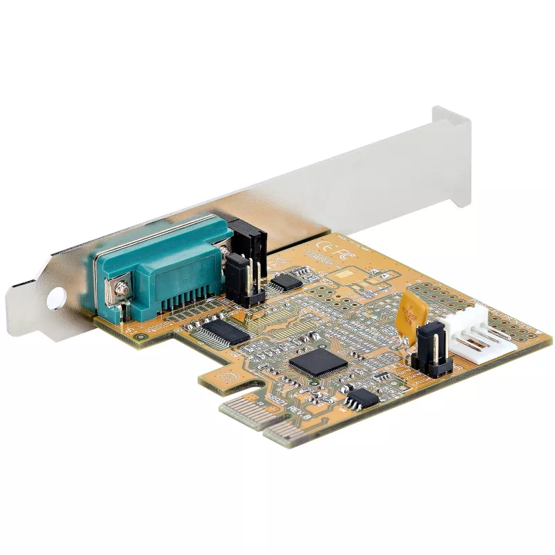 StarTech.com PCI Express nuoseklioji kortelė, PCIe į RS232 (DB9) nuosekliosios sąsajos kortelė, PC nuoseklioji kortelė su 16C1050 UART, standartiniai arba žemo profilio laikikliai, COM išlaikymas, Windows ir Linux