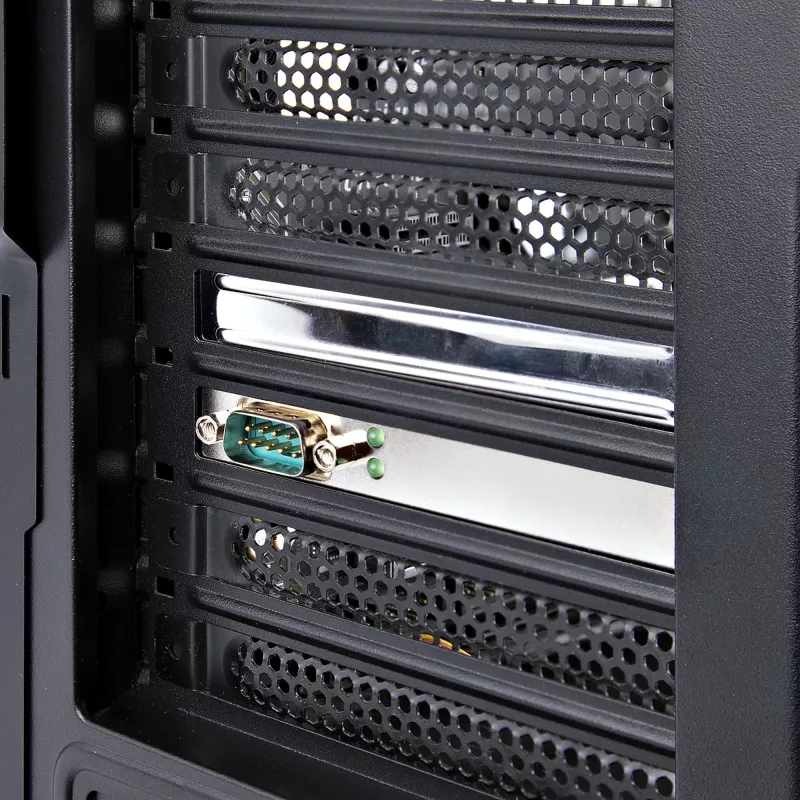 StarTech.com PCI Express nuoseklioji kortelė, PCIe į RS232 (DB9) nuosekliosios sąsajos kortelė, PC nuoseklioji kortelė su 16C1050 UART, standartiniai arba žemo profilio laikikliai, COM išlaikymas, Windows ir Linux