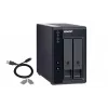 QNAP TR-002 saugojimo įrenginio korpusas HDD/SSD korpusas juodas 2,5/3,5 colio