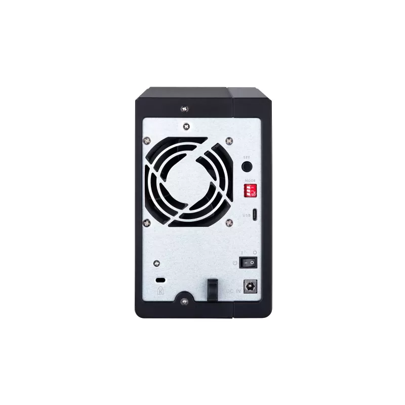 QNAP TR-002 saugojimo įrenginio korpusas HDD/SSD korpusas juodas 2,5/3,5 colio