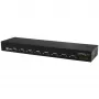 StarTech.com 8 prievadų USB–nuosekliojo ryšio adapterio šakotuvas, USB 2.0, nuoseklusis, juodas, aliuminis, 36 W, 100–240 V