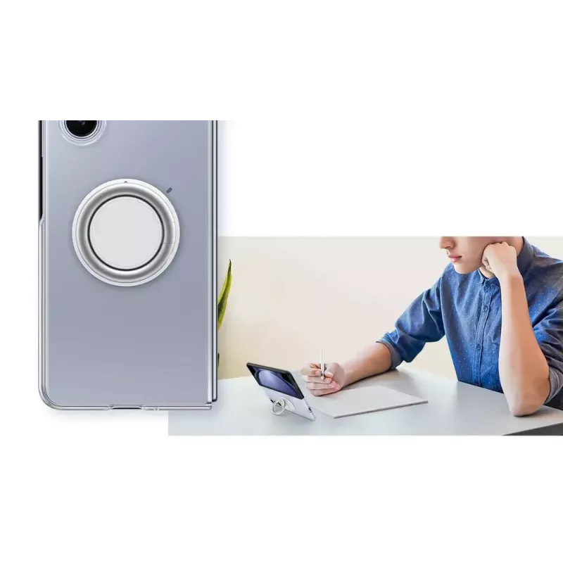Samsung EF-XF946CTEGWW mobiliojo telefono dėklas 19,3 cm (7,6 col.) Užvalkalas Skaidrus