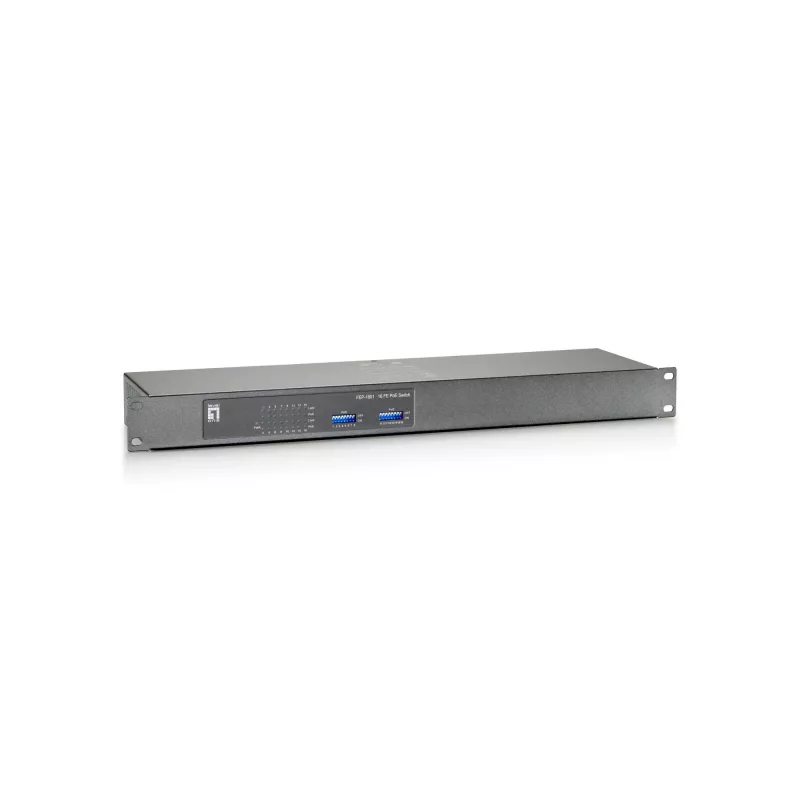LevelOne 16 prievadų sparčiojo eterneto PoE komutatorius, 250 W
