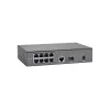 LevelOne 10 prievadų greitasis eterneto PoE komutatorius, 1 x gigabitinė RJ45, 1 x gigabitinė SFP, 8 PoE išėjimai, 120 W