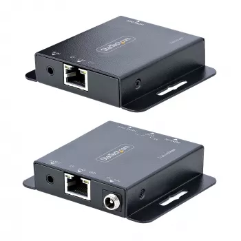 StarTech.com 4K HDMI ilgintuvas per CAT6/CAT5 Ethernet kabelį, 4K 30Hz arba 1080p 60Hz vaizdo ilgintuvas, HDMI per Ethernet kabelį, HDMI siųstuvo ir imtuvo rinkinys, IR nuotolinio valdymo pultas
