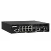 QNAP QSW-M2108R-2C valdomas L2 komutatorius, 8 x 2,5GbE + 2 x 10GbE SFP+/RJ-45 kombinuoti prievadai, pusinio pločio, montuojamas spintoje
