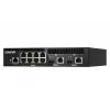 QNAP QSW-M2108R-2C valdomas L2 komutatorius, 8 x 2,5GbE + 2 x 10GbE SFP+/RJ-45 kombinuoti prievadai, pusinio pločio, montuojamas spintoje