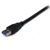 StarTech.com 2 m juodas SuperSpeed USB 3.0 ilginimo kabelis A–A, kištukas/lizdas