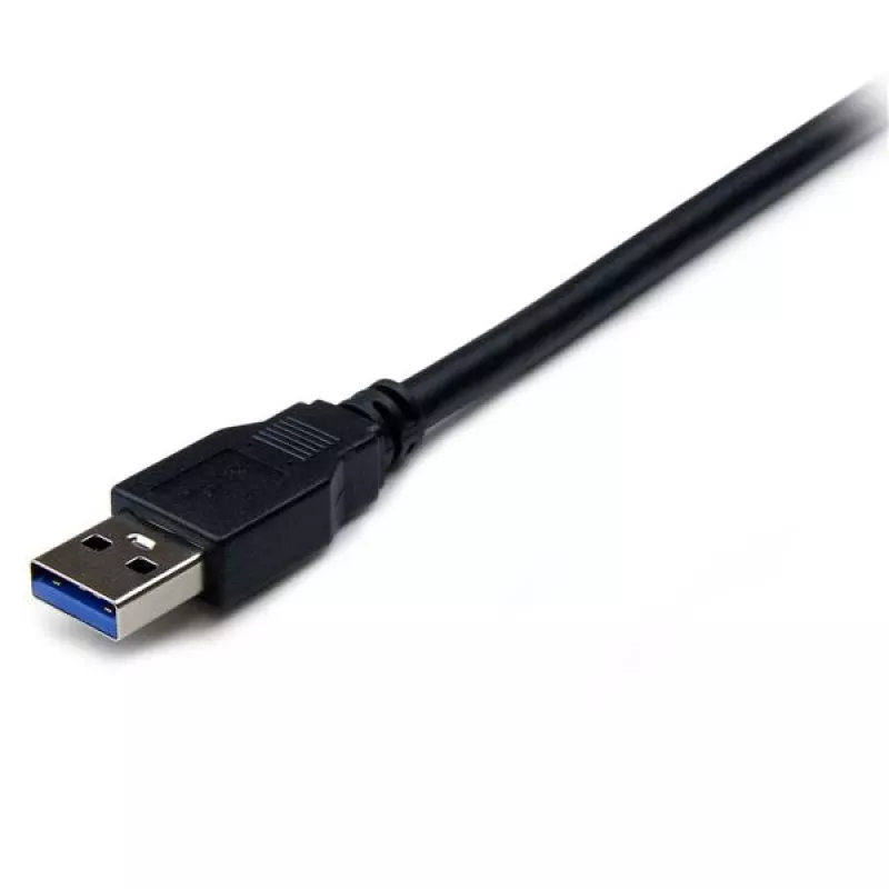 StarTech.com 2 m juodas SuperSpeed USB 3.0 ilginimo kabelis A–A, kištukas/lizdas