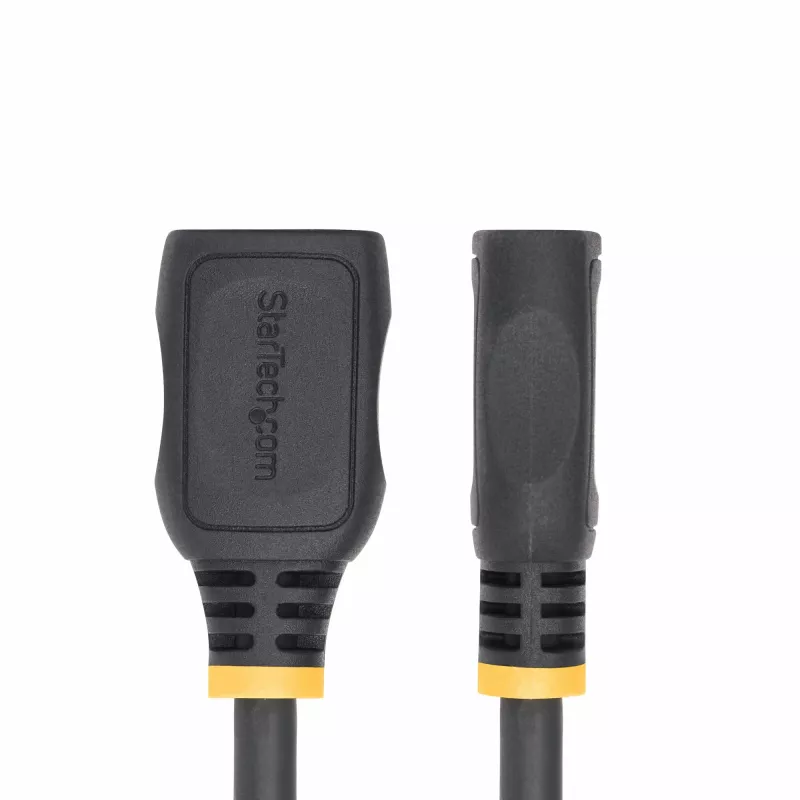 StarTech.com 46 cm (0,5 m) HDMI 2.0 prailginimo laidas, didelės spartos HDMI prievado apsauginis laidas, 4K 60Hz, HDMI laidas su kištuku ir lizdu, HDMI prailginimo laidas, kištukas/lizdas