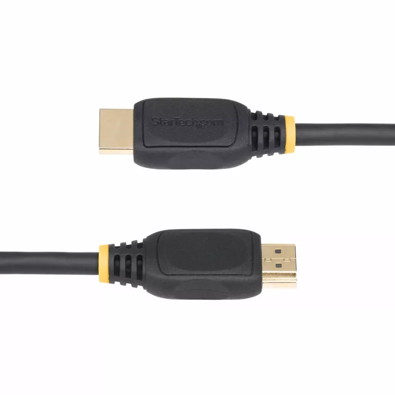 StarTech.com 1 m HDMI 2.0 ilginamasis kabelis, didelės spartos HDMI prievado apsauginis kabelis, 4K 60Hz, HDMI kištuko–lizdo ilginimo adapterio laidas, HDMI ilginamasis kabelis, kištukas/lizdas