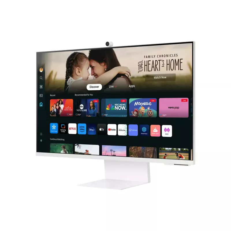 Samsung M80D kompiuterio monitorius 81,3 cm (32 colių) 3840 x 2160 pikselių 4K Ultra HD LED Baltas
