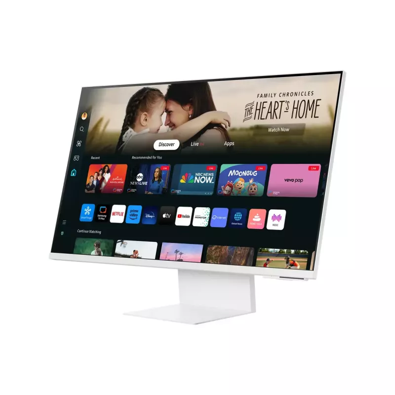 Samsung M80D kompiuterio monitorius 81,3 cm (32 colių) 3840 x 2160 pikselių 4K Ultra HD LED Baltas
