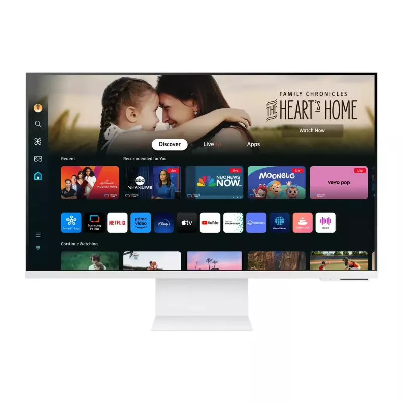 Samsung M80D kompiuterio monitorius 81,3 cm (32 colių) 3840 x 2160 pikselių 4K Ultra HD LED Baltas