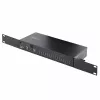 StarTech.com 16 pramoninis USB 5 Gbps šakotuvas su maitinimo adapteriu, metalinis korpusas, montuojamas, ESD apsauga, gnybtų bloko maitinimas, USB įkrovimas, dviejų kompiuterių jungiklis - TAA