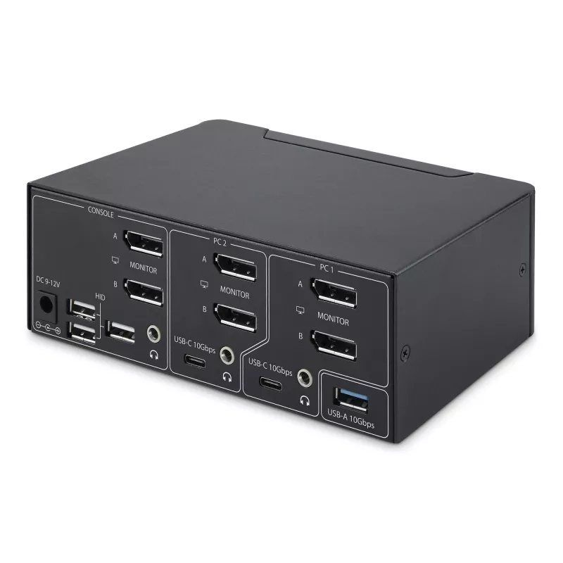 StarTech.com P2CDD143-KVM-SWITCH KVM jungiklis, juodas