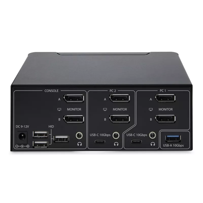 StarTech.com P2CDD143-KVM-SWITCH KVM jungiklis, juodas