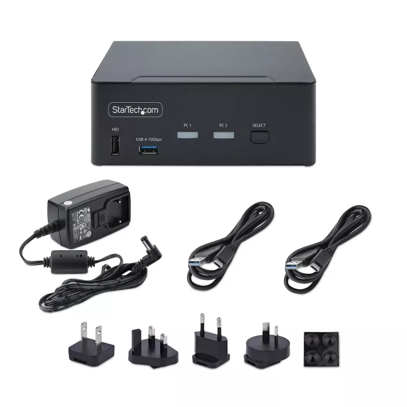 StarTech.com P2CDD143-KVM-SWITCH KVM jungiklis, juodas