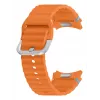 Samsung Sport Band (S/M), skirta Galaxy Watch 7, apyrankė, išmanusis laikrodis, oranžinė, Samsung, Galaxy Watch7/Watch6/Watch5 Pro/Watch4 Sport, guma