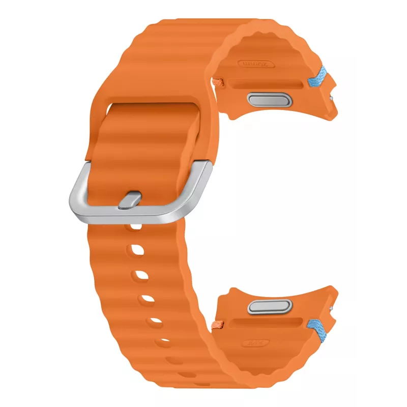 Samsung Sport Band (S/M), skirta Galaxy Watch 7, apyrankė, išmanusis laikrodis, oranžinė, Samsung, Galaxy Watch7/Watch6/Watch5 Pro/Watch4 Sport, guma