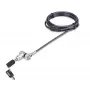 StarTech.com 3-in-1 Universal Laptop Lock 6.6ft (2m), Master Keyed Locking kabelis, Computer Security, Suderinama w/Noble Wedge®/Nano/K-Slot; Anti-Theft Cut-Resistant kabelis