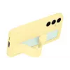 Dangtelis Samsung Galaxy S24 FE vienspalvis geltonas su stalo stove