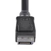 StarTech.com 10 pėdų (3 m) DisplayPort 1.2 laidas - 4K x 2K Ultra HD VESA sertifikuotas DisplayPort laidas - DP į DP laidas monitoriui - DP vaizdo / ekrano laidas - užfiksuojamos DP jungtys