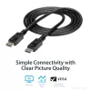StarTech.com 1,8 m DisplayPort 1.2 laidas – 4K x 2K Ultra HD VESA sertifikuotas DisplayPort laidas – DP į DP laidas monitoriui – DP vaizdo / ekrano laidas – užsifiksuojančios DP jungtys