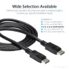 StarTech.com 1,8 m DisplayPort 1.2 laidas – 4K x 2K Ultra HD VESA sertifikuotas DisplayPort laidas – DP į DP laidas monitoriui – DP vaizdo / ekrano laidas – užsifiksuojančios DP jungtys