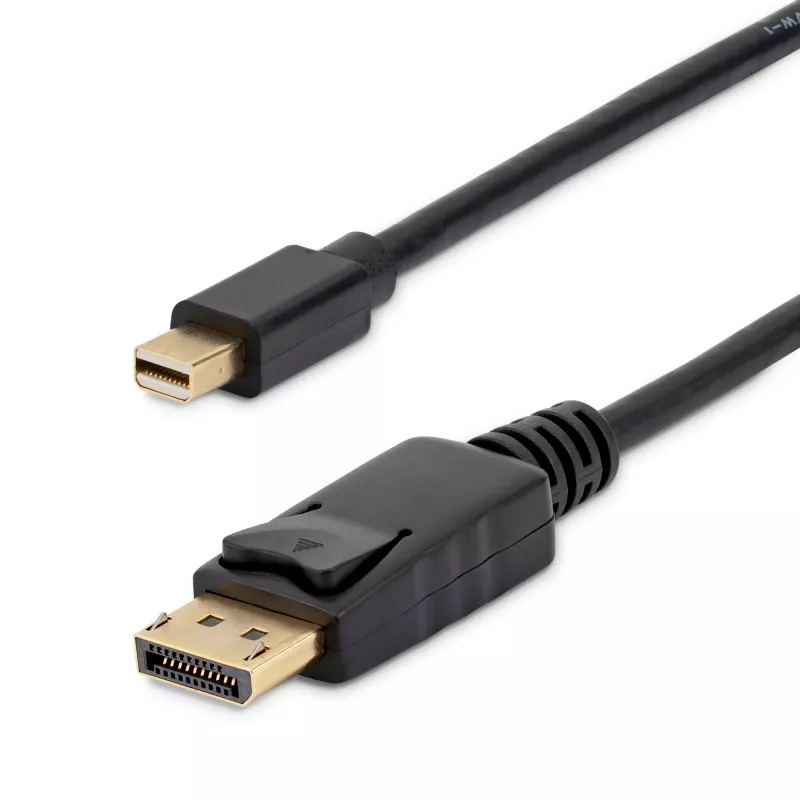 StarTech.com 6 pėdų (2 m) Mini DisplayPort į DisplayPort 1.2 laidas – 4K x 2K UHD Mini DisplayPort į DisplayPort adapterio laidas – Mini DP į DP laidas monitoriui – mDP į DP keitiklio laidas