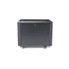 StarTech.com 4-atraminis 12U serverių stelažų spinta, rakinama 19 inch duomenų stelažo spinta kompiuterinei / AV / IT įrangai, biuro / namų tinklo stelažas su ratukais ir reguliuojamais tvirtinimo bėgiais