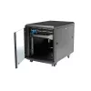 StarTech.com 4-atraminis 12U serverių stelažų spinta, rakinama 19 inch duomenų stelažo spinta kompiuterinei / AV / IT įrangai, biuro / namų tinklo stelažas su ratukais ir reguliuojamais tvirtinimo bėgiais