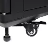 StarTech.com 4-atraminis 12U serverių stelažų spinta, rakinama 19 inch duomenų stelažo spinta kompiuterinei / AV / IT įrangai, biuro / namų tinklo stelažas su ratukais ir reguliuojamais tvirtinimo bėgiais