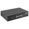 Intellinet 8 prievadų gigabitinio eterneto PoE+ komutatorius 120 W 2 aukštynkrypčiai prievadai