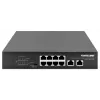 Intellinet 8 prievadų gigabitinio eterneto PoE+ komutatorius 120 W 2 aukštynkrypčiai prievadai