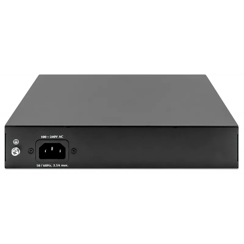 Intellinet 8 prievadų gigabitinio eterneto PoE+ komutatorius 120 W 2 aukštynkrypčiai prievadai