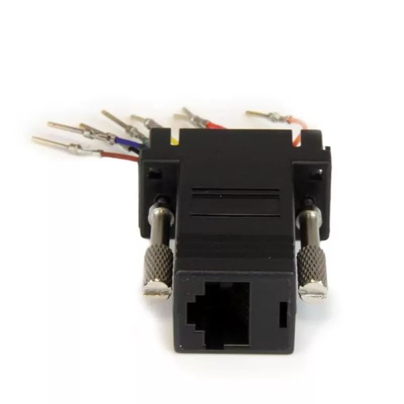 StarTech.com DB9 į RJ45 modulinis adapteris – V/M, DB-9, RJ-45, juodas