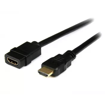 StarTech.com 2m (6ft) HDMI prailginimo laidas - HDMI kištukas į HDMI lizdą - 4K HDMI laido ilgintuvas - 4K 30Hz UHD HDMI laidas su eternetu kištukas/lizdas - didelės spartos HDMI 1.4 laidas - HDMI laido ilgintuvas