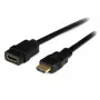 StarTech.com 2m (6ft) HDMI prailginimo laidas - HDMI kištukas į HDMI lizdą - 4K HDMI laido ilgintuvas - 4K 30Hz UHD HDMI laidas su eternetu kištukas/lizdas - didelės spartos HDMI 1.4 laidas - HDMI laido ilgintuvas