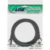 InLine komutacinis kabelis S/FTP PiMF Cat.6 250MHz PVC varis juodas 1m