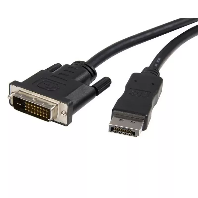 StarTech.com 3 m DisplayPort į DVI kabelis – DisplayPort į DVI adapterio kabelis 1080p vaizdo įrašui – DisplayPort į DVI-D kabelis vienos jungties – DP į DVI monitoriaus kabelis – DP 1.2 į DVI keitiklis