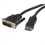 StarTech.com 3 m DisplayPort į DVI kabelis – DisplayPort į DVI adapterio kabelis 1080p vaizdo įrašui – DisplayPort į DVI-D kabelis vienos jungties – DP į DVI monitoriaus kabelis – DP 1.2 į DVI keitiklis